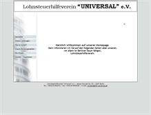 Tablet Screenshot of lshv-universal.de